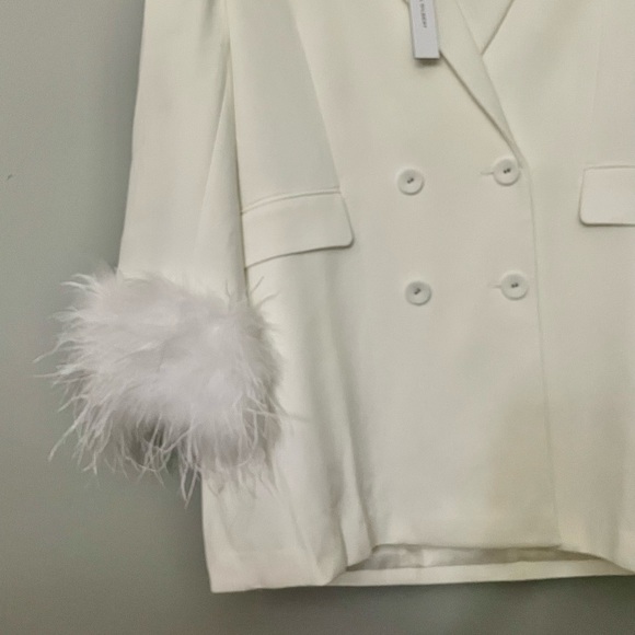 Designer Lincoln mini dress by Rachel Gilbert White Medium - Picture 6 of 9